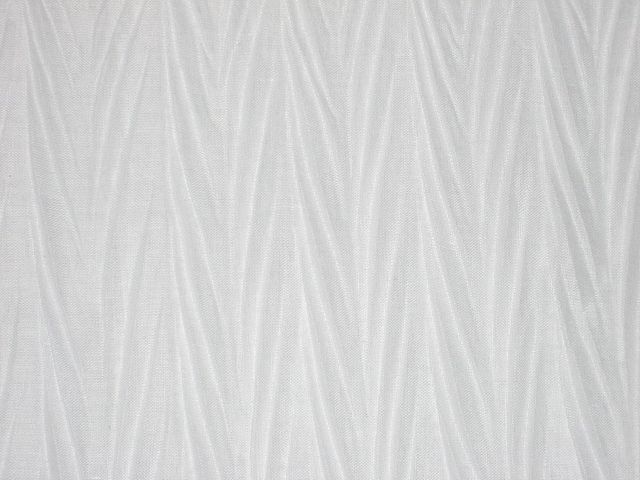 Design Pleated Cotton organdy fabric White colour 44  