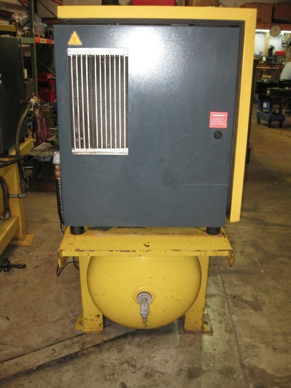   ROTARY SCREW AIR COMPRESSOR 10 HP W/ KRD025 AIR DRYER & TANK 31 CFM