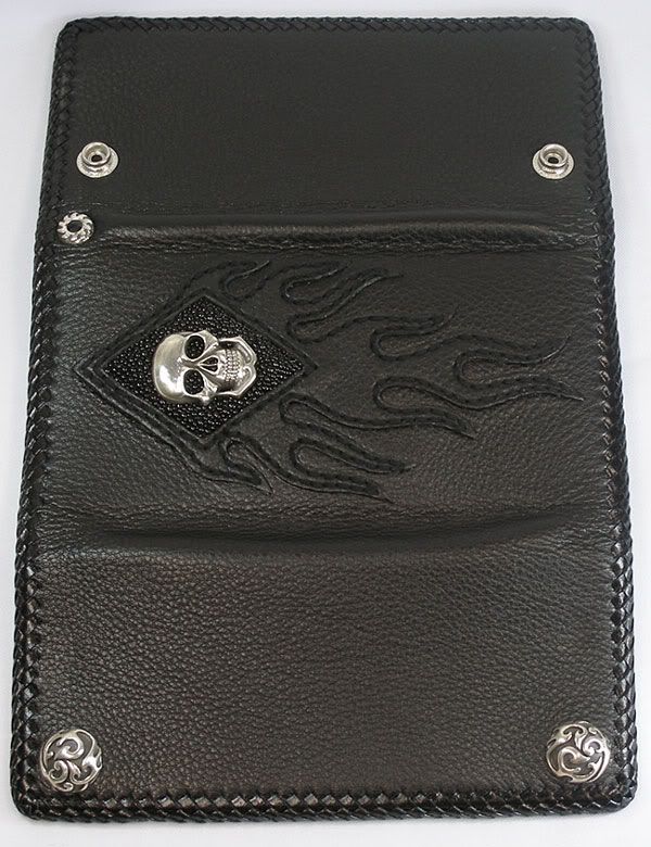 skull stingray wallets