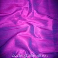 FUCHSIA 100% SILK DUPIONI FABRIC DRESS COSTUME CRAFT  