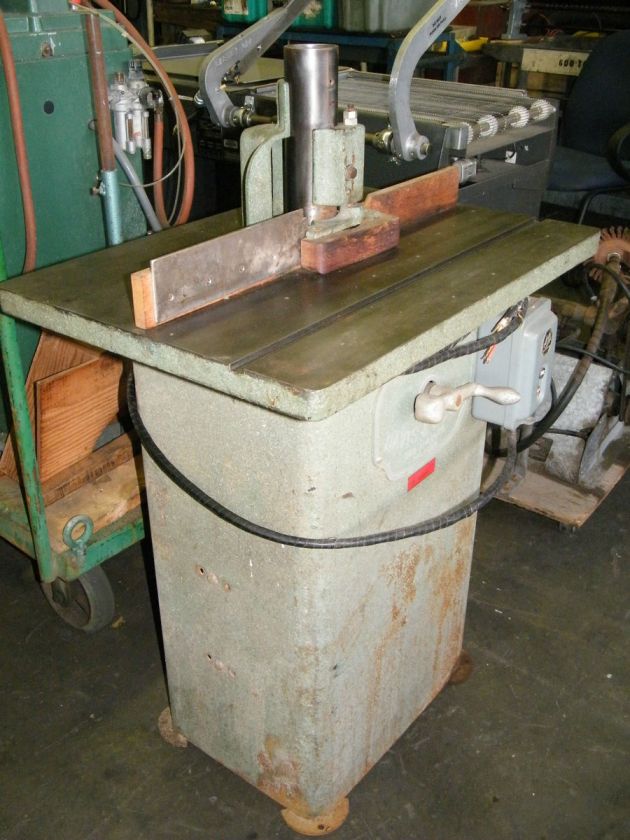 Davis & Wells Woodworking Shaper w/ 3HP Motor & Guides  