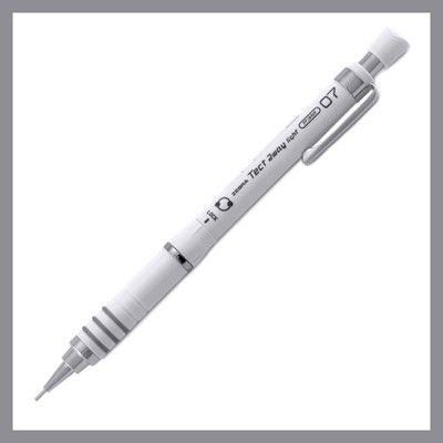 ZEBRA TECT 2WAY LIGHT WHITE 0.7 MM MECHANICAL PENCIL  